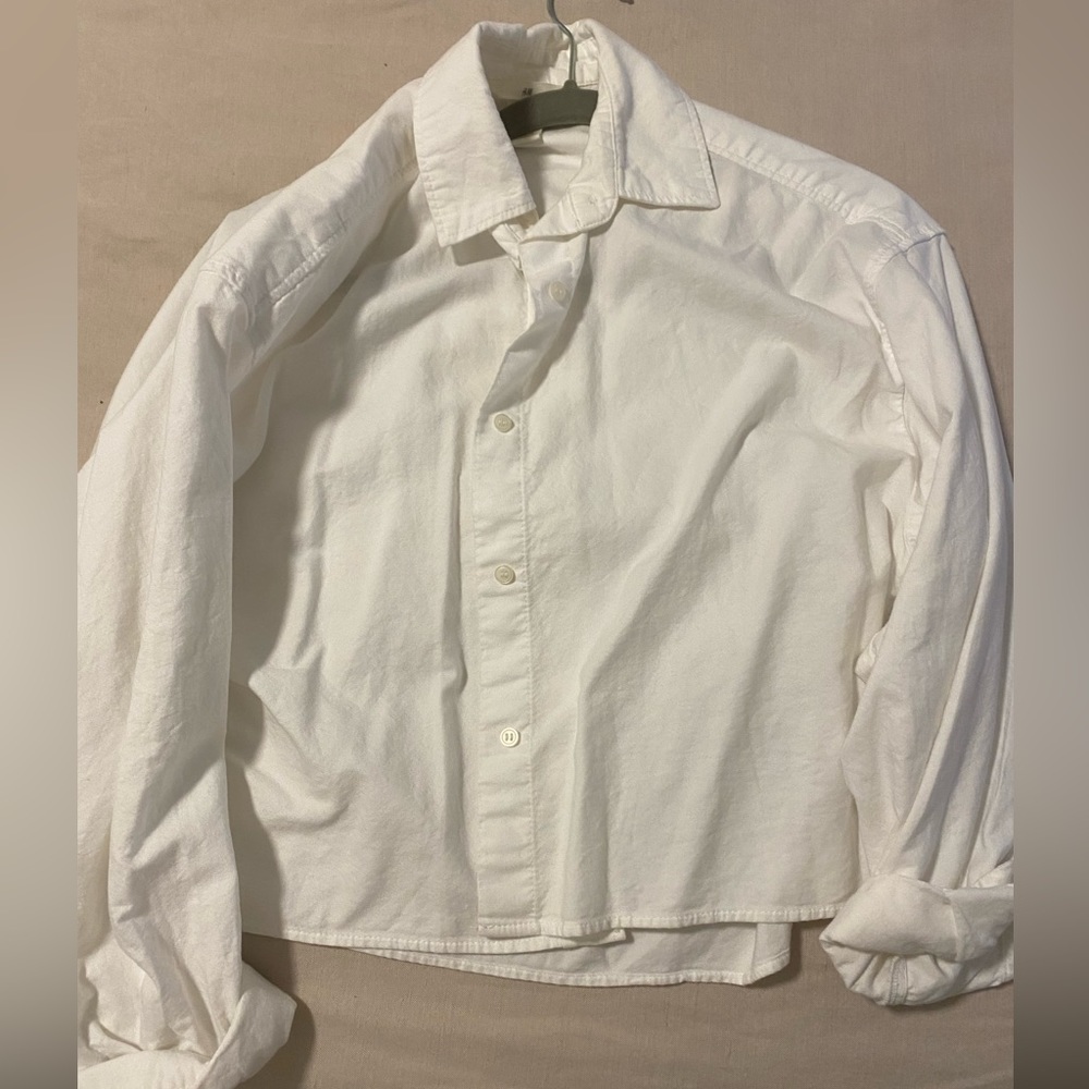 White button down